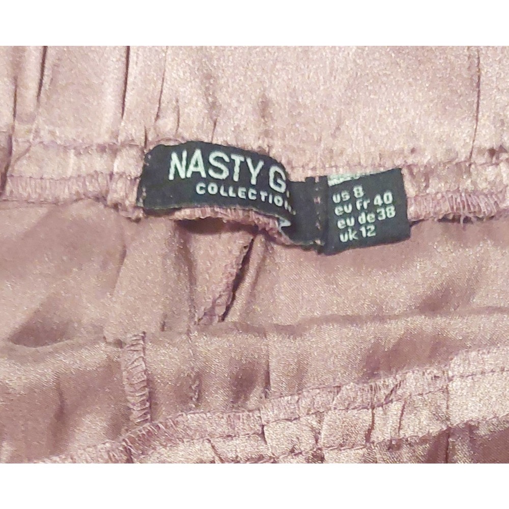 Womens Nasty Gal Ruffled Blush Color Shorts Sz 8 - Picture 4 of 4